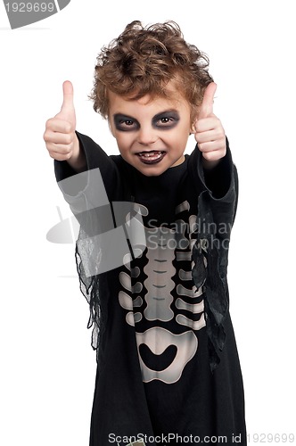 Image of Child in halloween costume