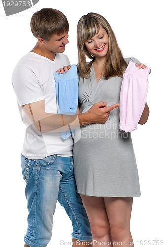 Image of Pregnant woman with husband