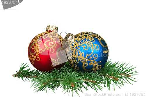 Image of Christmas baubles