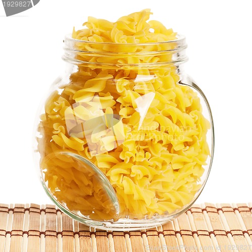 Image of Pasta in glass pot