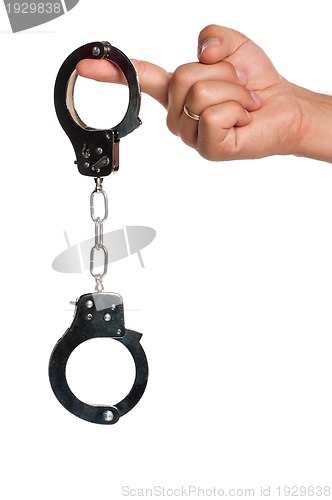 Image of Hand with handcuffs