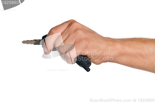 Image of Hand with key