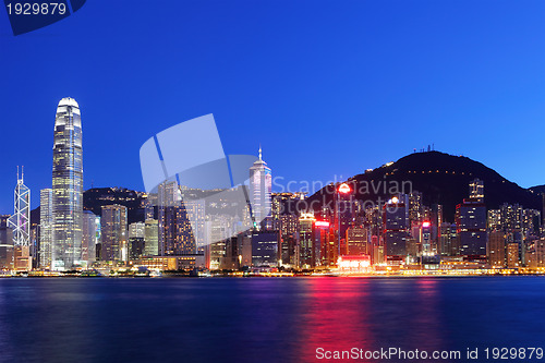 Image of Hong Kong at night