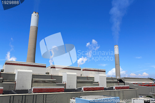 Image of coal fired power station