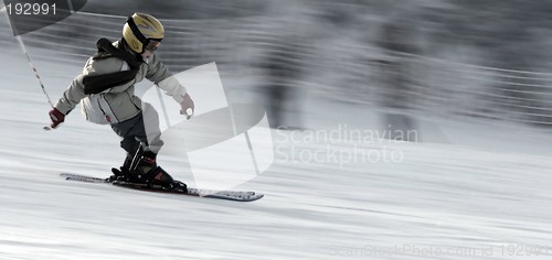 Image of Little skier