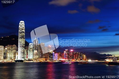 Image of Hong Kong at night
