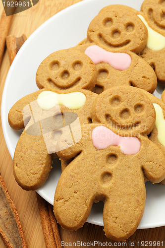 Image of gingerbread man for christmas