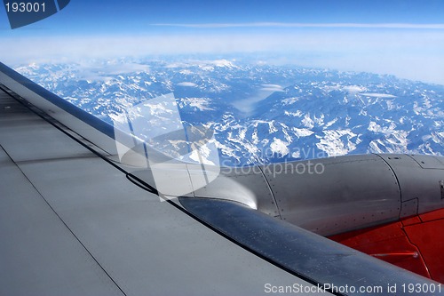 Image of Flying over Alps