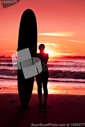 Image of Surfer girl