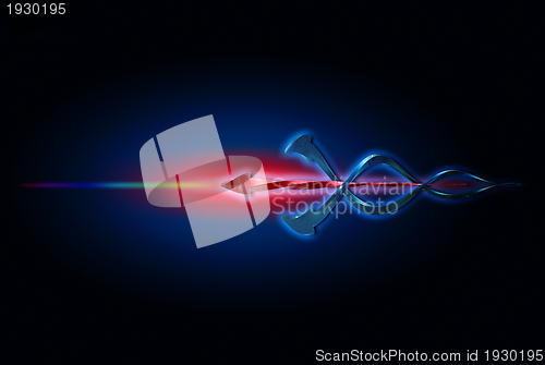 Image of Abstract dark background with arrows