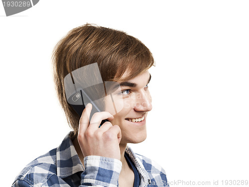 Image of Talking on phone