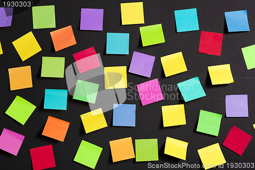 Image of Colored paper notes