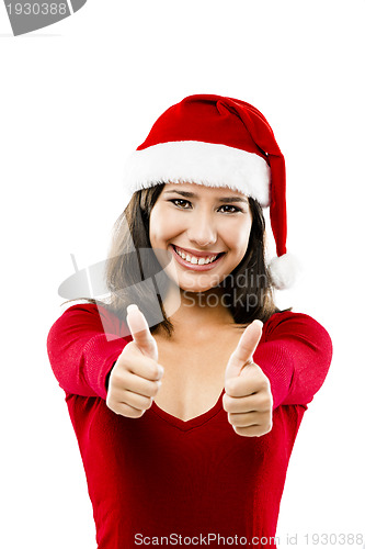 Image of Santa Woman