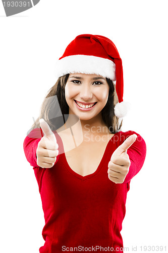 Image of Santa Woman