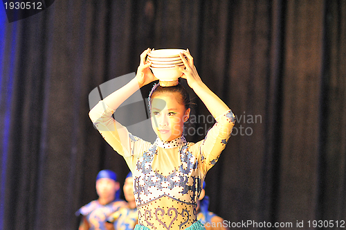 Image of Chinese circus, 29.10.2012, city of Orenburg, Southern Ural, Russia