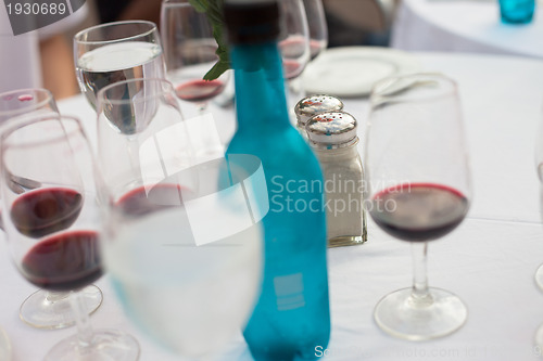 Image of Glasses at a wine tasting