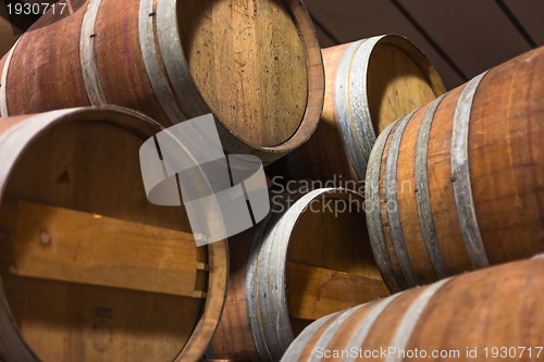 Image of Barrels of South African wine