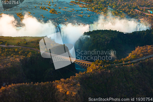 Image of Victoria Falls from the Air