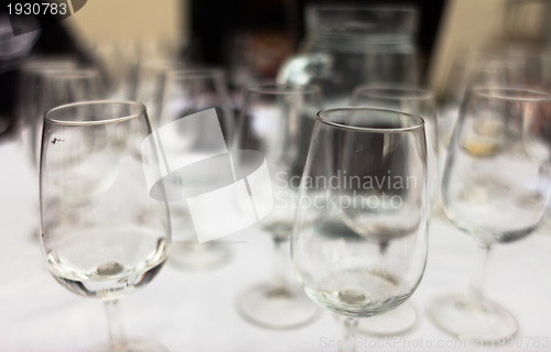 Image of Glasses at a wine tasting