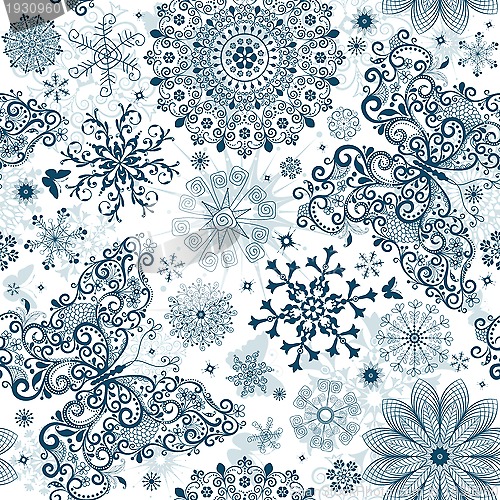 Image of Christmas vintage seamless pattern
