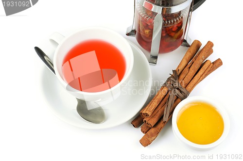 Image of berries  tea