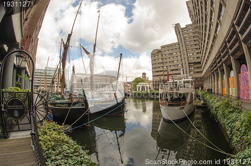 Image of St Katharine Docks in London