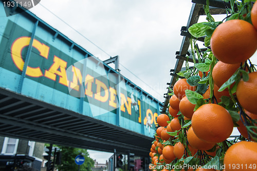 Image of Famous Camden Market in London