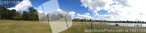 Image of Hyde Park panoramic view in London
