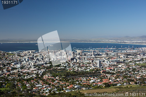 Image of Aerial view of Cape Town