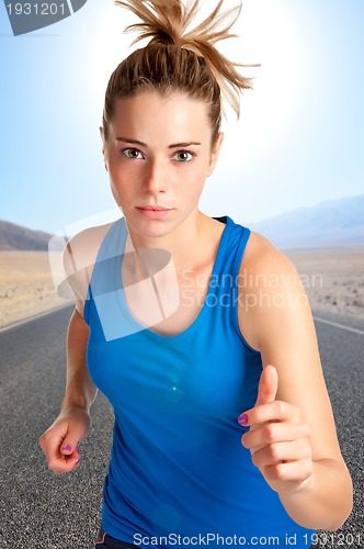 Image of Woman Running