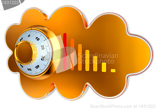 Image of Cloud computing and storage security concept