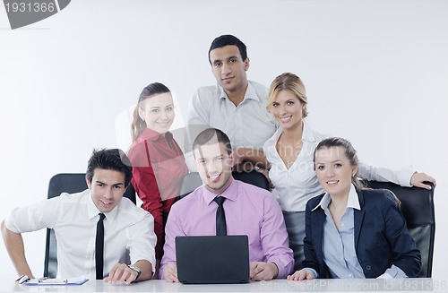 Image of business people group on meeting