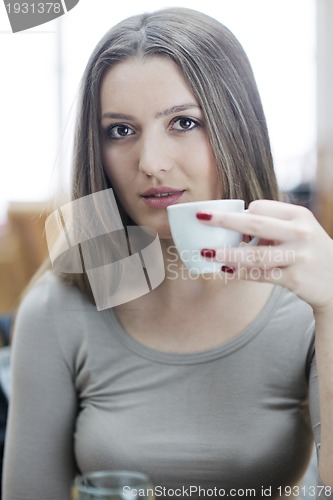 Image of portrait of a beautiful young woman