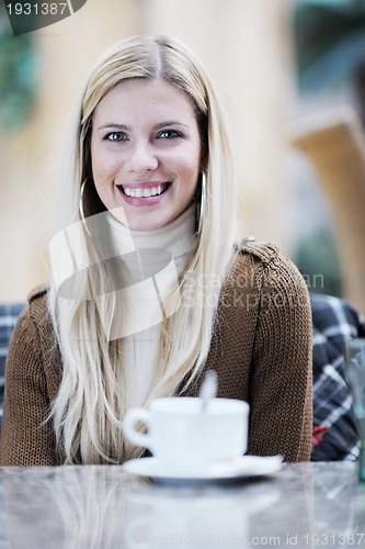 Image of portrait of a beautiful young woman