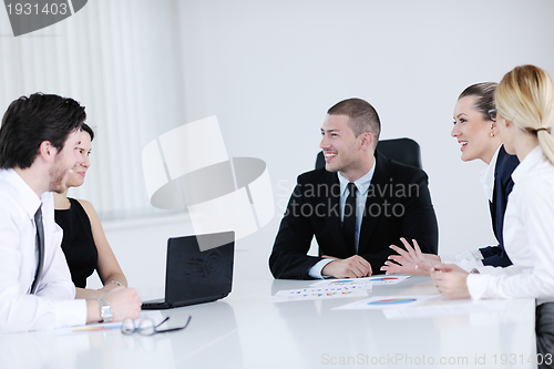 Image of business people in a meeting at office