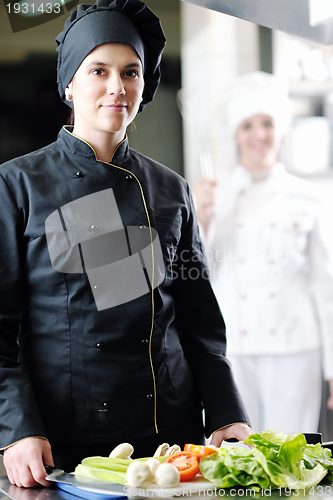 Image of chef preparing meal