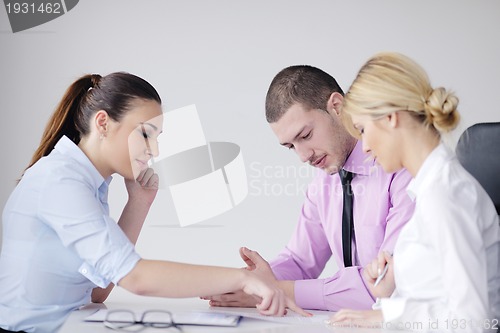 Image of business people group on meeting