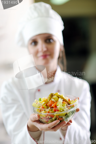 Image of chef preparing meal