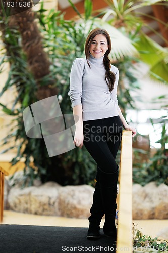 Image of portrait of a beautiful young woman