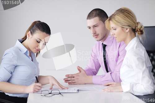 Image of business people group on meeting