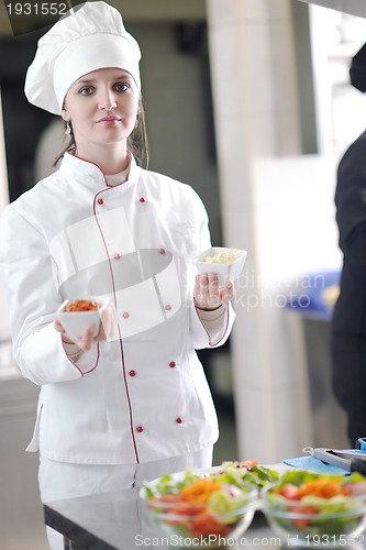 Image of chef preparing meal