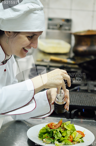 Image of chef preparing meal