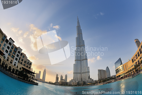 Image of dubai burj khalifa skyscraper