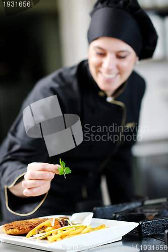 Image of chef preparing meal