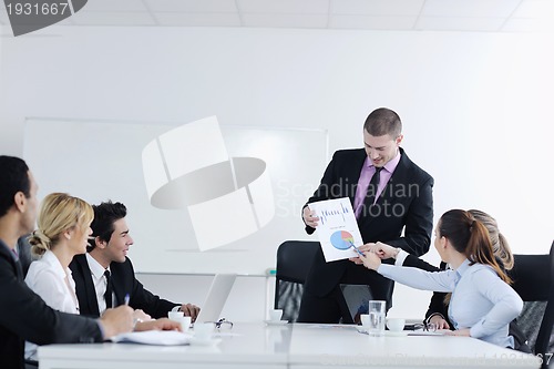 Image of business people group on meeting
