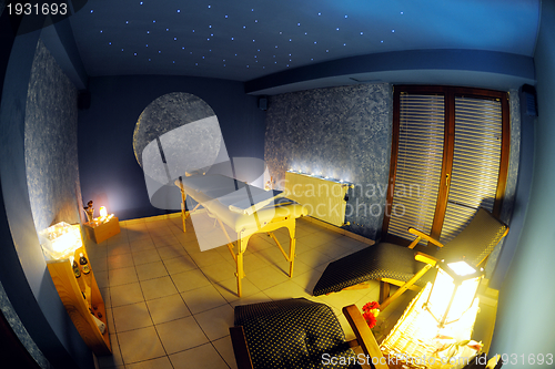Image of massage room in spa saloon