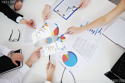 Image of business people in a meeting at office