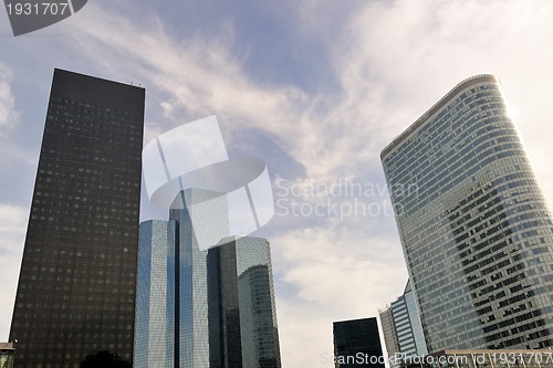 Image of Modern Buildings in the new center of Paris