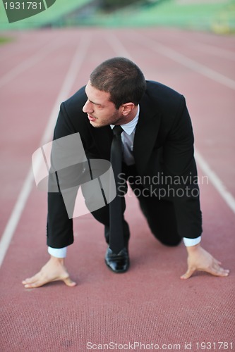 Image of business man in sport