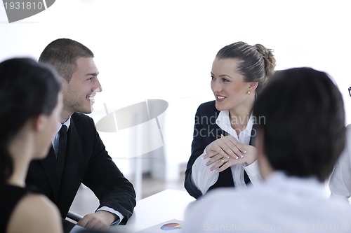 Image of business people in a meeting at office